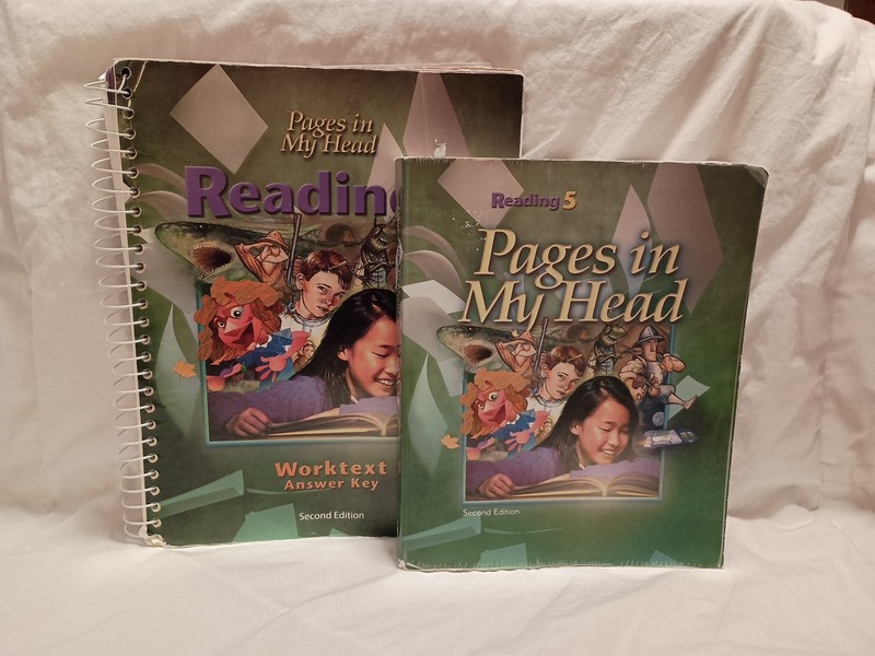 BJU Reading 5 Pages In My Head Student 2nd Edition Book & Work-text Answer Key