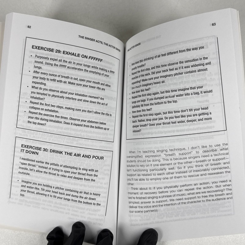 The Singer Acts the Actor Sings A Practical Workbook to Living Allen Paperback gallery