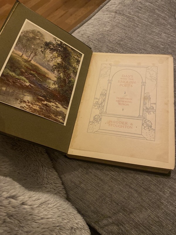 Days With The English Poets Tennyson Browning Byron Hodder & stoughton gallery