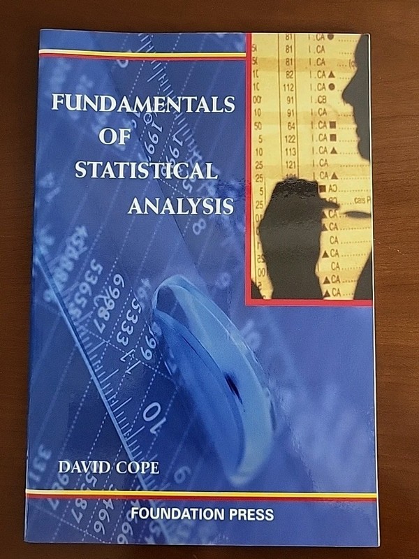 Fundamentals of Statistical Analysis – Paperback, by Cope David – Very Good