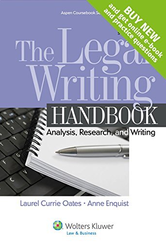 The Legal Writing Handbook: Analysi…, Oates, Laurel C