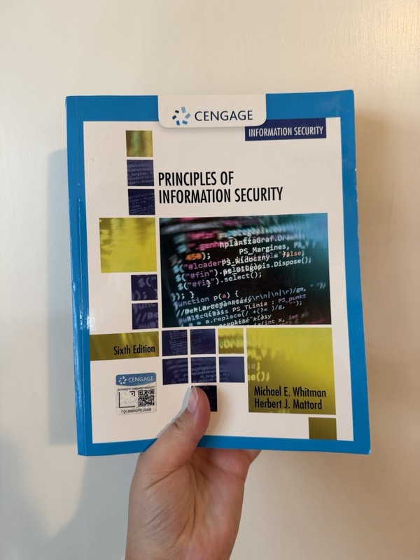 Management of Information Security – Paperback – (USED, GOOD) Cengage