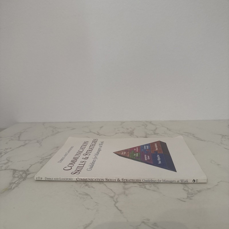 Communication Skills and Strategies : Guidelines for Managers at Work by T.... gallery