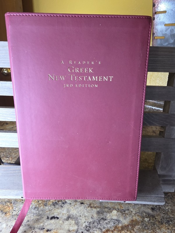 A Reader’s Greek New Testament , Goodrich, leather bound