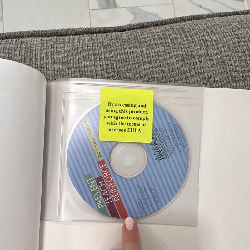 Prevent-Teach-Reinforce for Young Children Paperback Brookes Publishing CD-ROM gallery