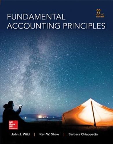 Fundamental Accounting Principles by John J Wild: New