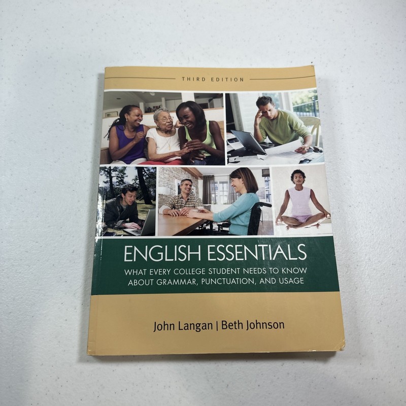 ENGLISH ESSENTIALS (LANGAN) By John Langan Complete And Clean