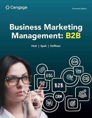 Business Marketing Management: B2B - Paperback, by Hutt Michael D.; Speh - Good