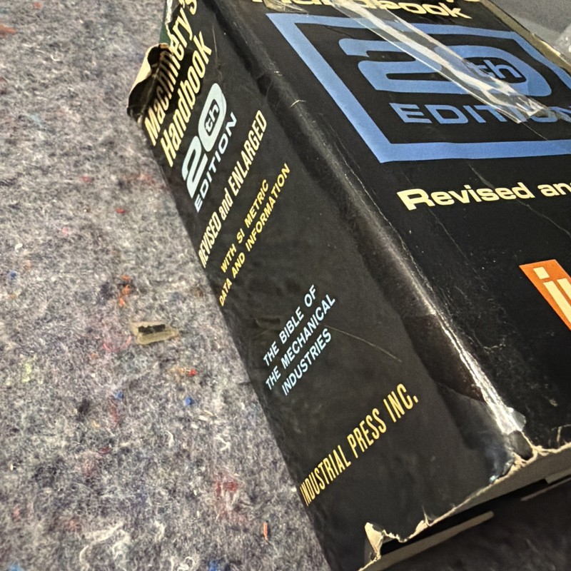 Machinery's Handbook, 20th Edition, 1975, Industrial Press Inc gallery