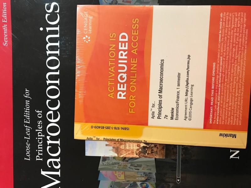 Principles of Macroeconomics N. Gregory Mankiw (2014, Loose-Leaf, 7th Edition)