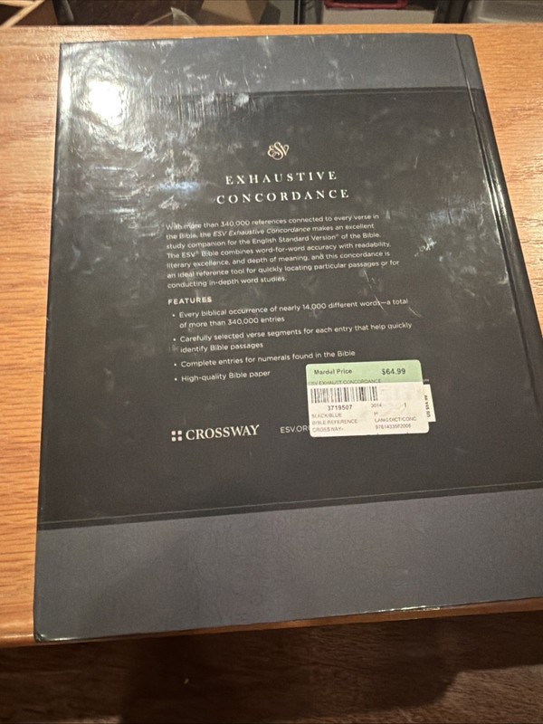 ESV Bible - Exhaustive Concordance - English Standard - Crossway - gallery