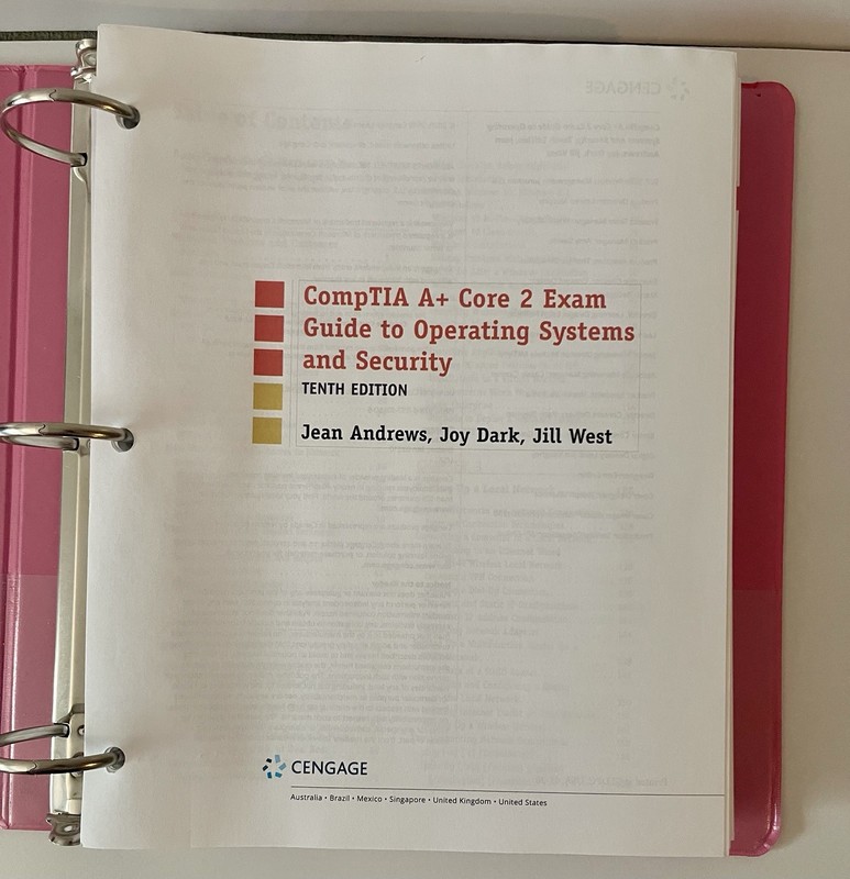 A+ Guide to Software Support, Looseleaf In Binder- Jean; Shelton, Joy; West,.A7