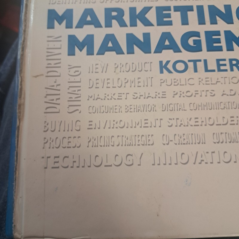 Marketing Management - Kotler & Keller - Used Acceptable - Highlighted - Taped gallery