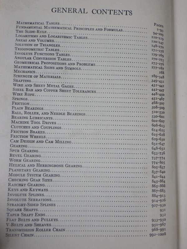 Machinerys Handbook Sixteenth Edition 16th, 1963, over 2000 Pages gallery