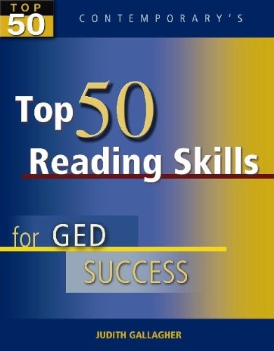Top 50 Reading Skills for GED Success, Student Text Only (GED Calculators) -…