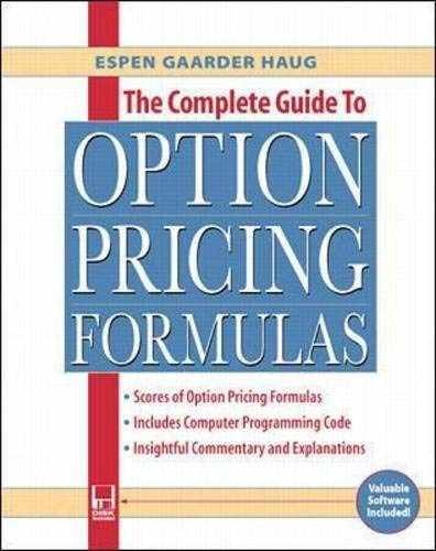 The Complete Guide to Option – Hardcover, by Haug Espen Gaardner – Very Good s