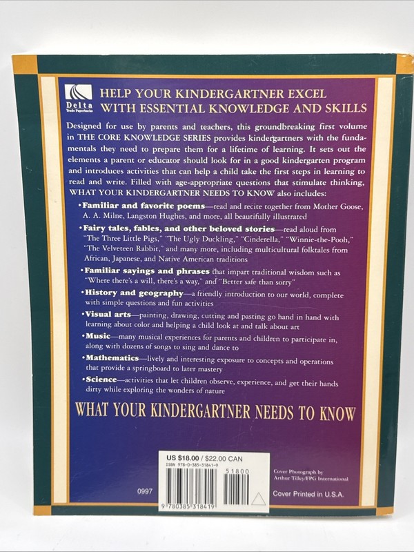 What Your Kindergartner Needs to Know by E.D. Hirsch Jr. gallery
