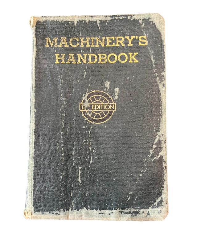 Machinery’s Handbook 13th ED Machine Shop Drafting Reference Erik Oberg VTG 1946