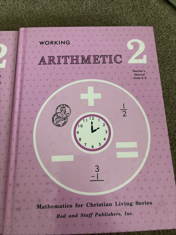 Rod & Staff Working Arithmetic Grade 2 Teacher’s Manual Set Units 1-5 gallery