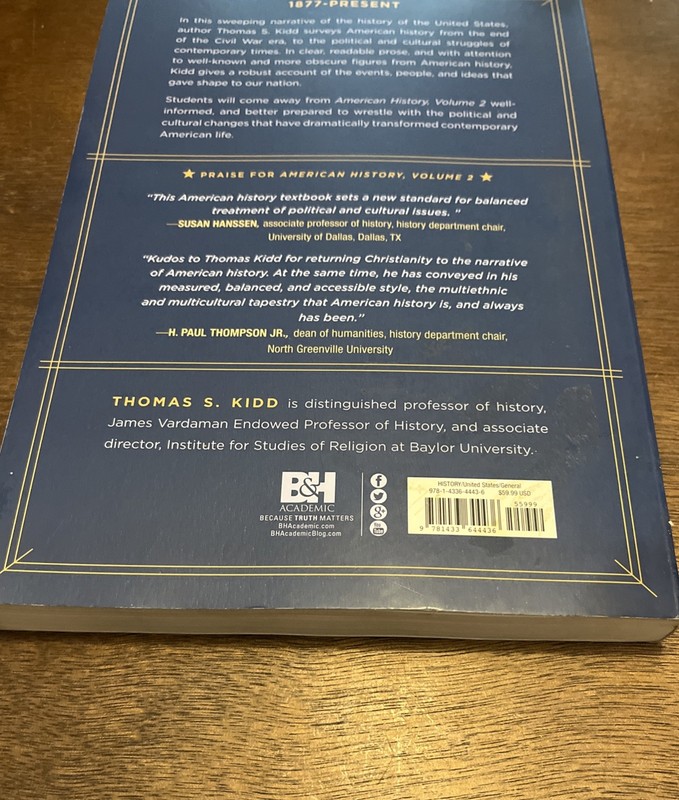 American History Volume 2 Thomas S. Kidd c. 2019 B&H Publishing gallery