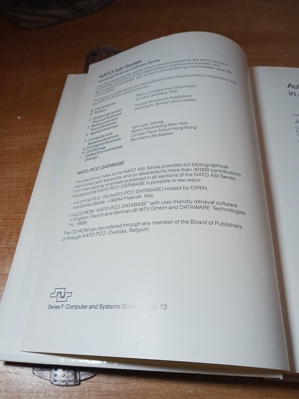 Nato asi Subseries F: Ser.: Automation and Systems Issues in Air Traffic Control gallery