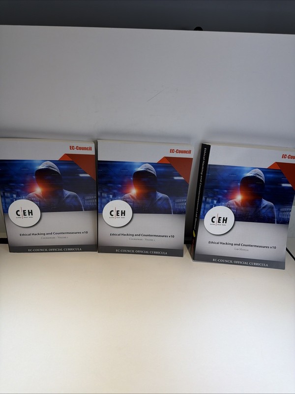 Ethical Hacking & Countermeasures v10 Volume 1 & 2 & Lab Manual EC-Council