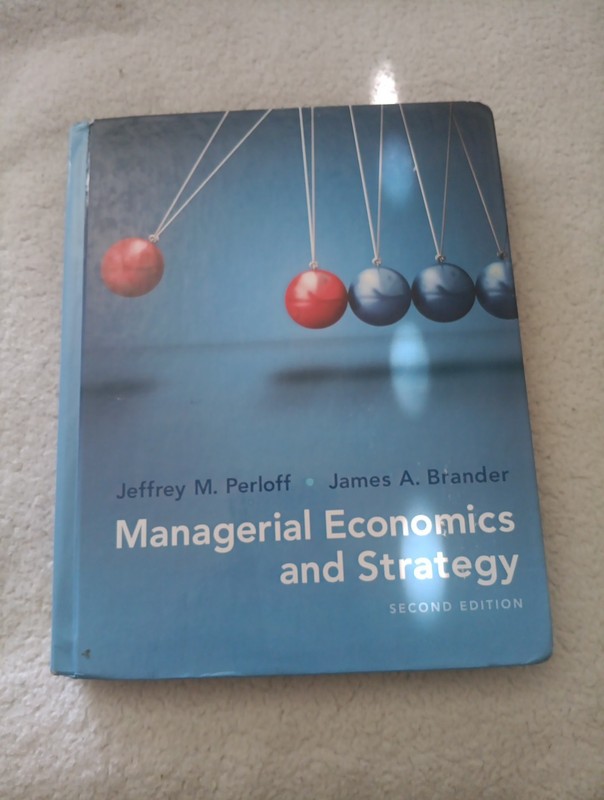 Managerial Economics and Strategy by James Brander and Jeffrey Perloff