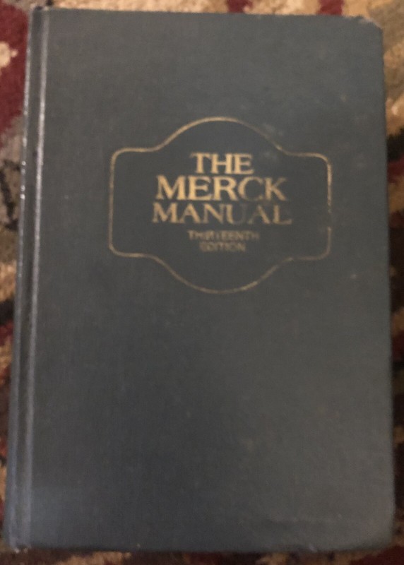 The Merck Manual Thirteenth Edition 1978 – Medical Reference Diagnosis Tabbed