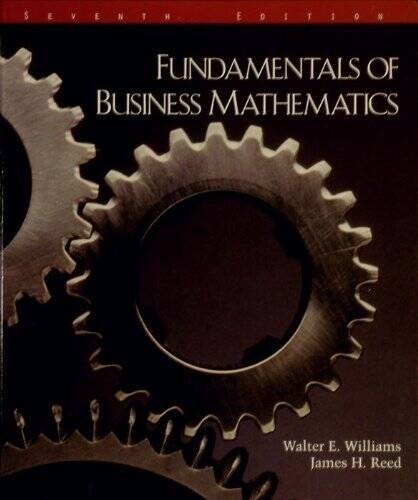 Fundamentals of business mathematics – Hardcover – VERY GOOD