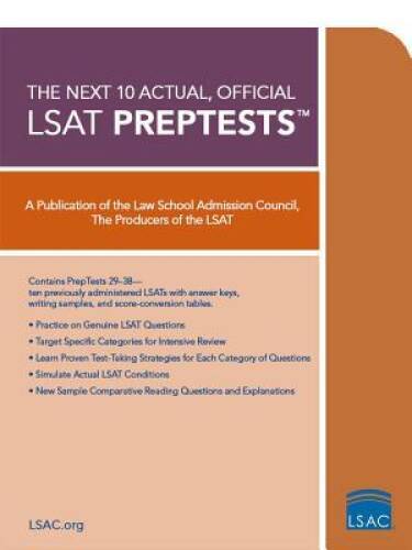 The Next 10 Actual, Official LSAT PrepTests (Lsat Series) - Paperback - GOOD