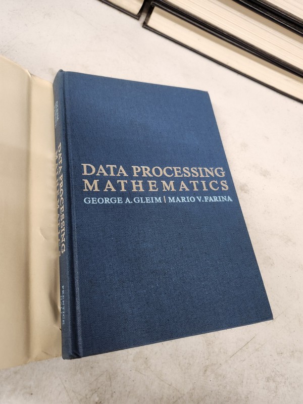 Data Processing Mathematics HCDJ 1972, Gleim, George With Dust Jacket gallery