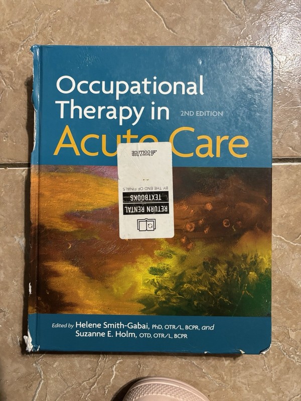Occupational Therapy in Acute Care