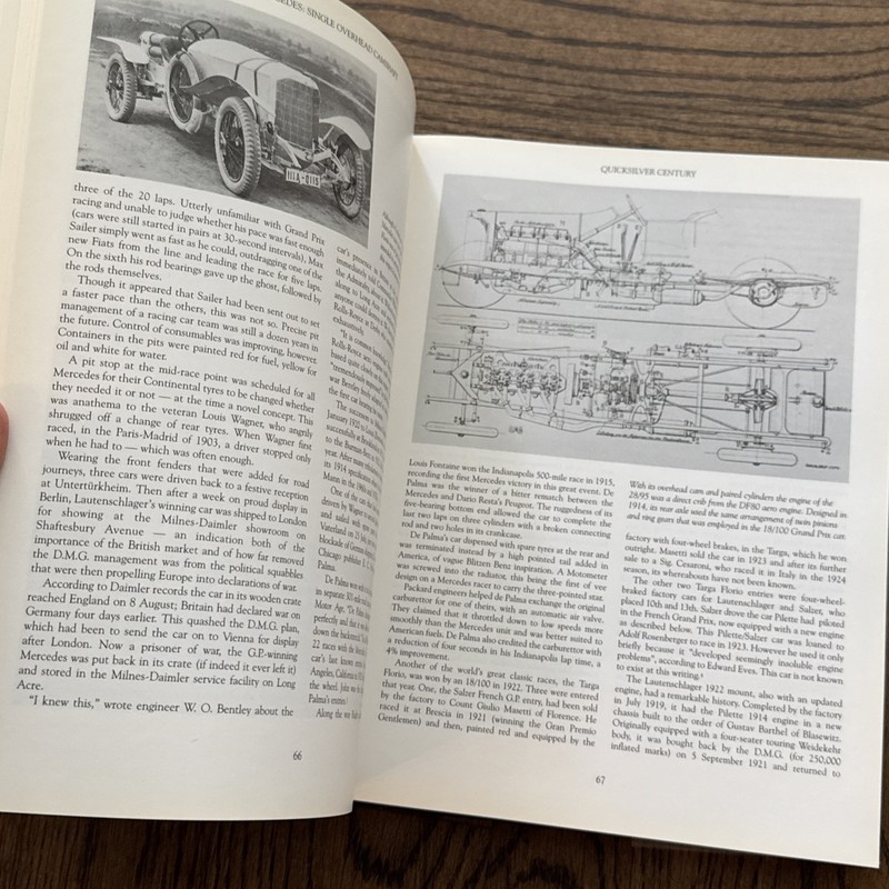 SIGNED Mercedes Benz Quicksilver Century by Karl Ludvigsen pub 1995 1st Edition gallery