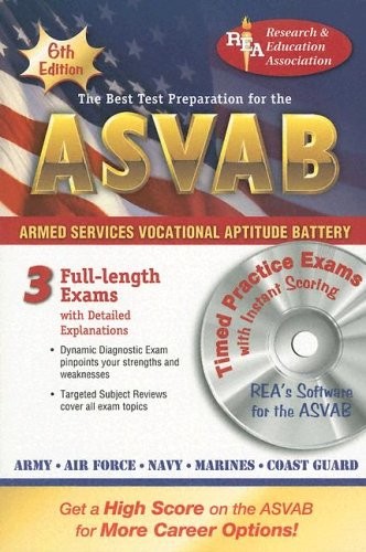 ASVAB w/CD (REA)-The Best Test Prep (Military (ASVAB) Test Preparation)