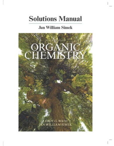 Student’s Solutions Manual for Organic Chemistry – Paperback – ACCEPTABLE