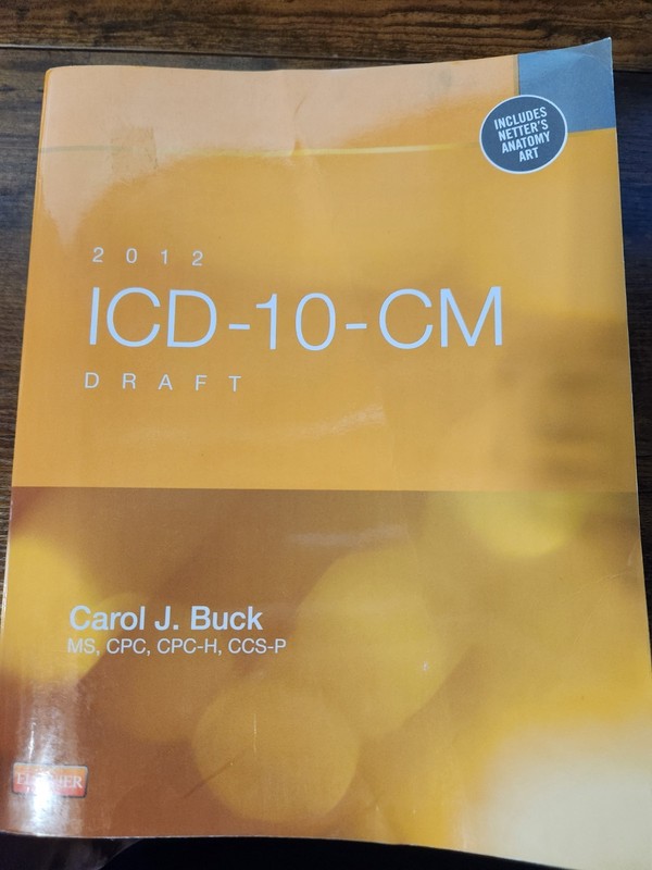 2012 ICD-10-CM Draft Standard Edition – Carol J. Buck – Paperback VERY GOOD