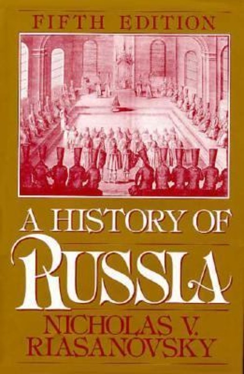 A History of Russia Hardcover Nicholas V. Riasanovsky