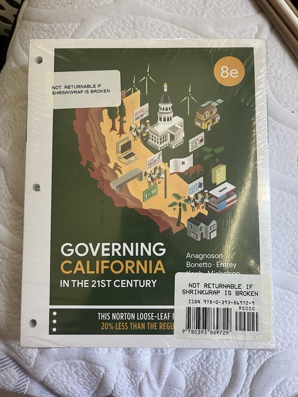 We the People 13th Edition Ginsberg, Lowe, Weir and Governing California Bundle gallery