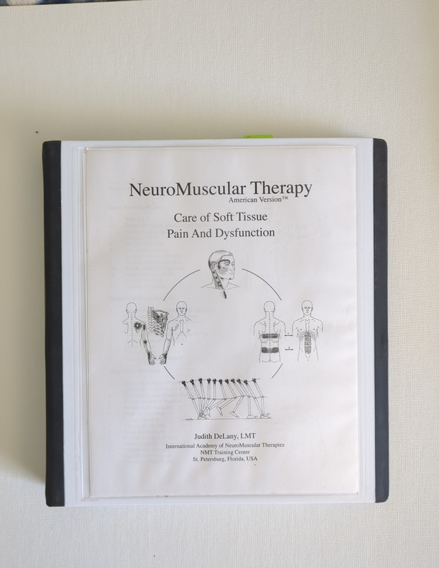 Judith DeLany NMT Neuromuscular Therapy Training Binder Manual Set Vols 1 2 3 4