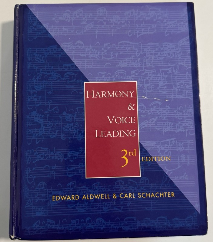 Harmony and Voice Leading by Edward Aldwell and Carl Schachter (2002, Hardcover)