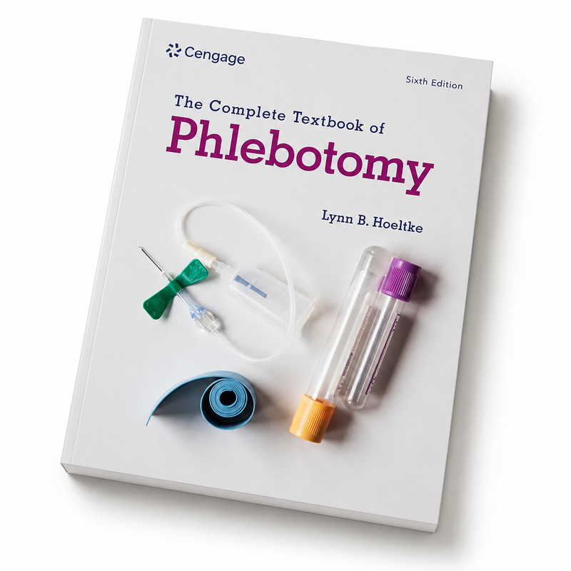 The Complete Textbook of Phlebotomy by Lynn Hoeltke Paperback Book 6th Edition