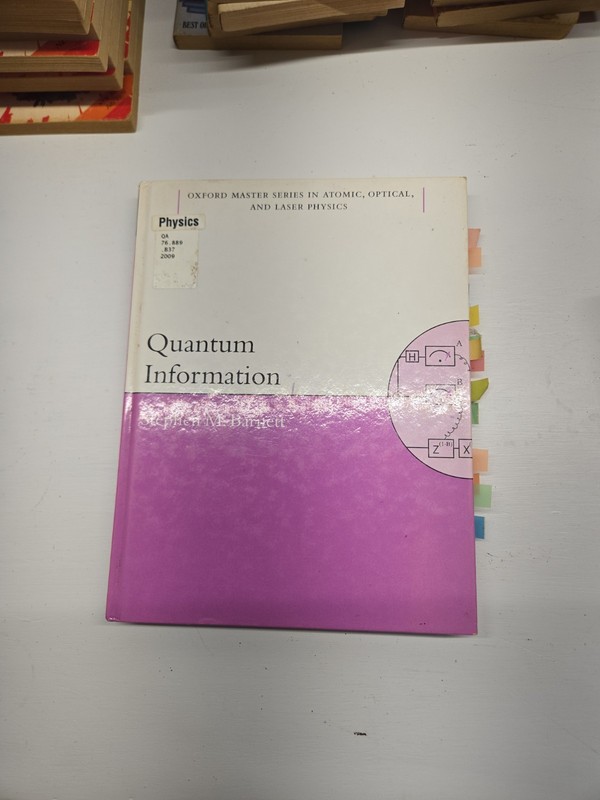 Quantum Information (Oxford Master Series in Physics) by Stephen M. Barnett