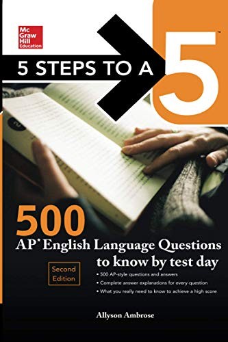 5 Steps to a 5: 500 AP English Lang…, Ambrose, Allyso