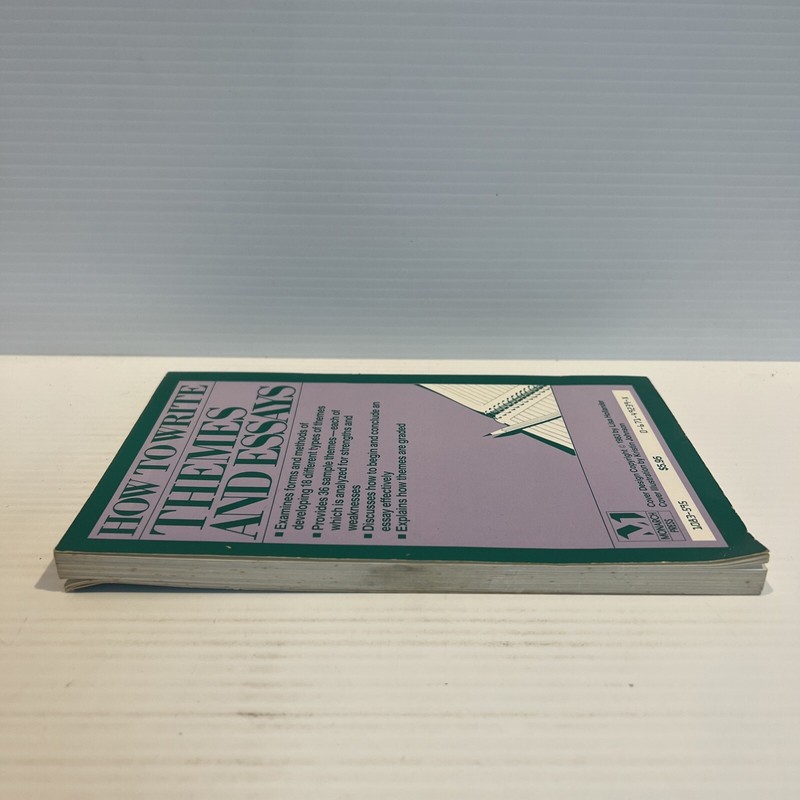 How to Write Themes and Essays by McCall, John; Titelbaum, Harry gallery