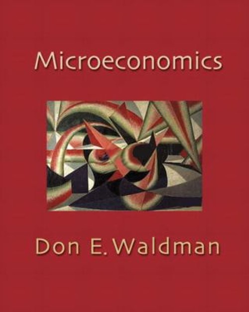 Microeconomics Hardcover Don E. Waldman