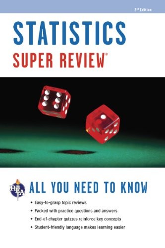 Statistics Super Review (Super Reviews Study Guides) – Editors of REA – Good…