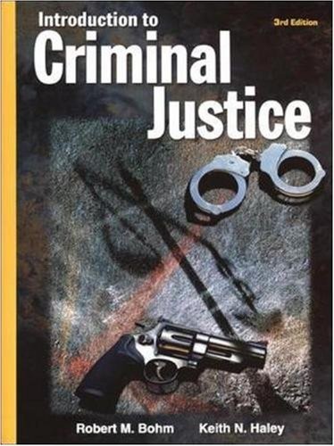 Introduction to Criminal Justi - VERY GOOD