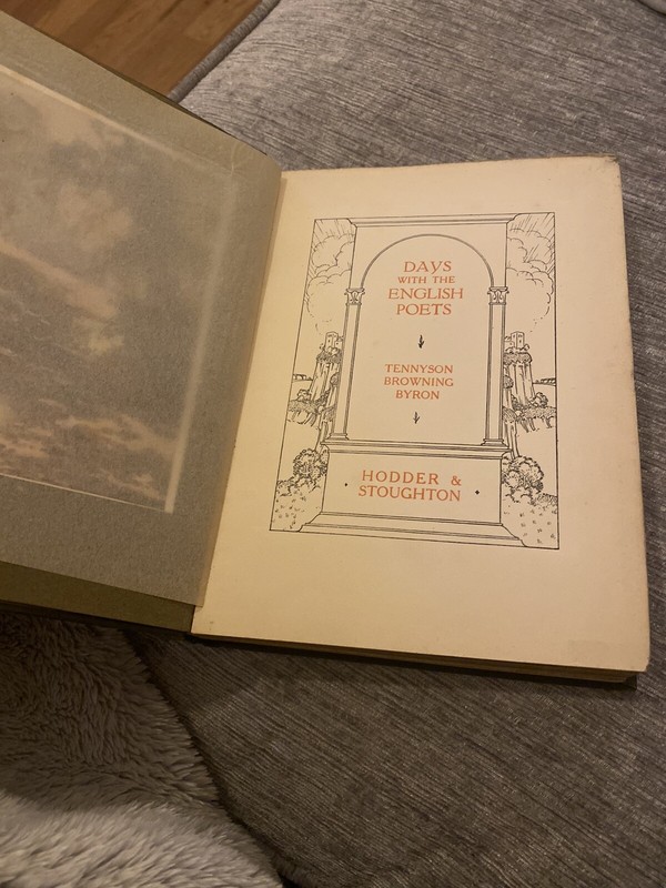 Days With The English Poets Tennyson Browning Byron Hodder & stoughton gallery