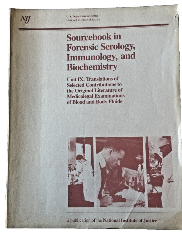 Forensic Science Lot FBI DNA & Electrophoresis Proceedings + Saferstein + NIJ gallery