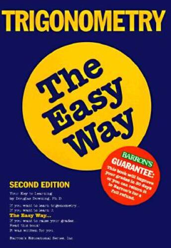 Barrons Trigonometry the Easy Way (E-Z Trigonometry) – Paperback – GOOD